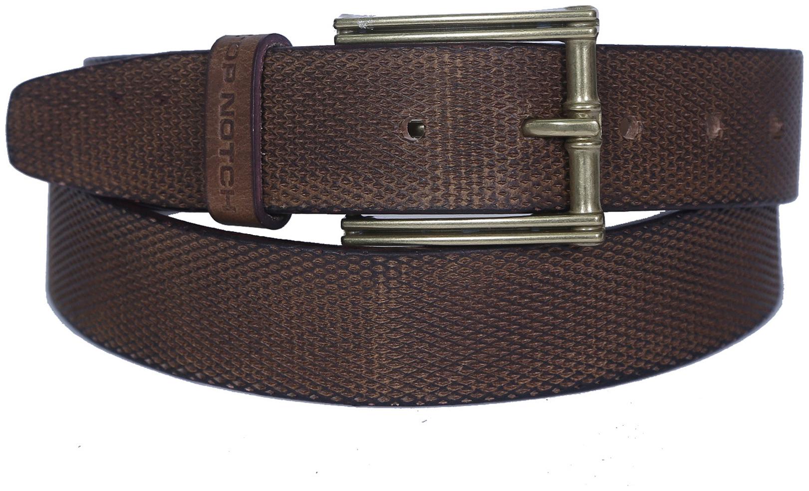 

Top Notch Men s Leather Belt For Casual And Formal Wear (Dark Brown 36)