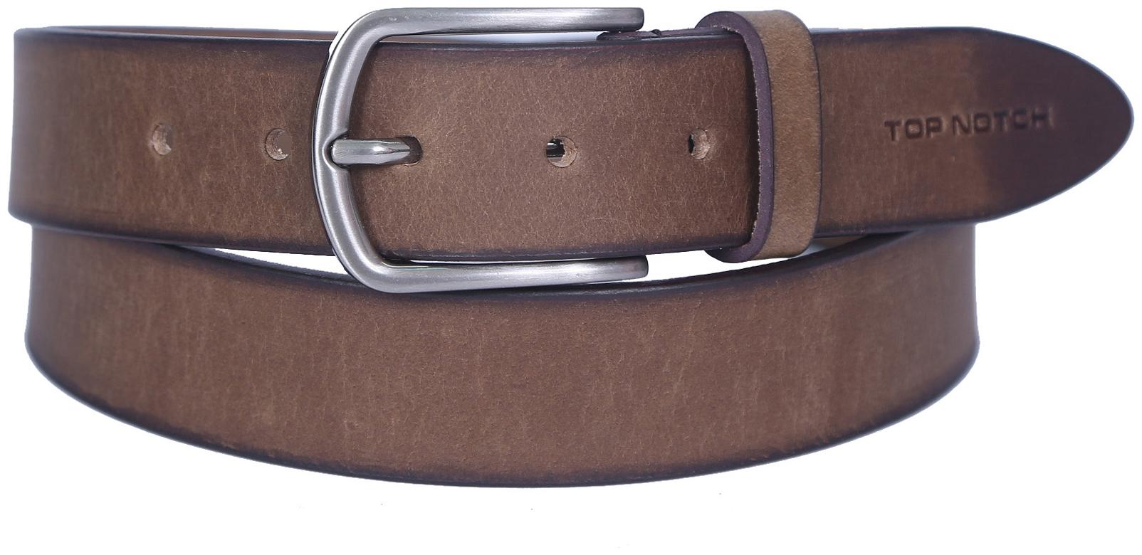 

Top Notch Men s Leather Belt For Casual And Formal Wear (Light Olive 40)