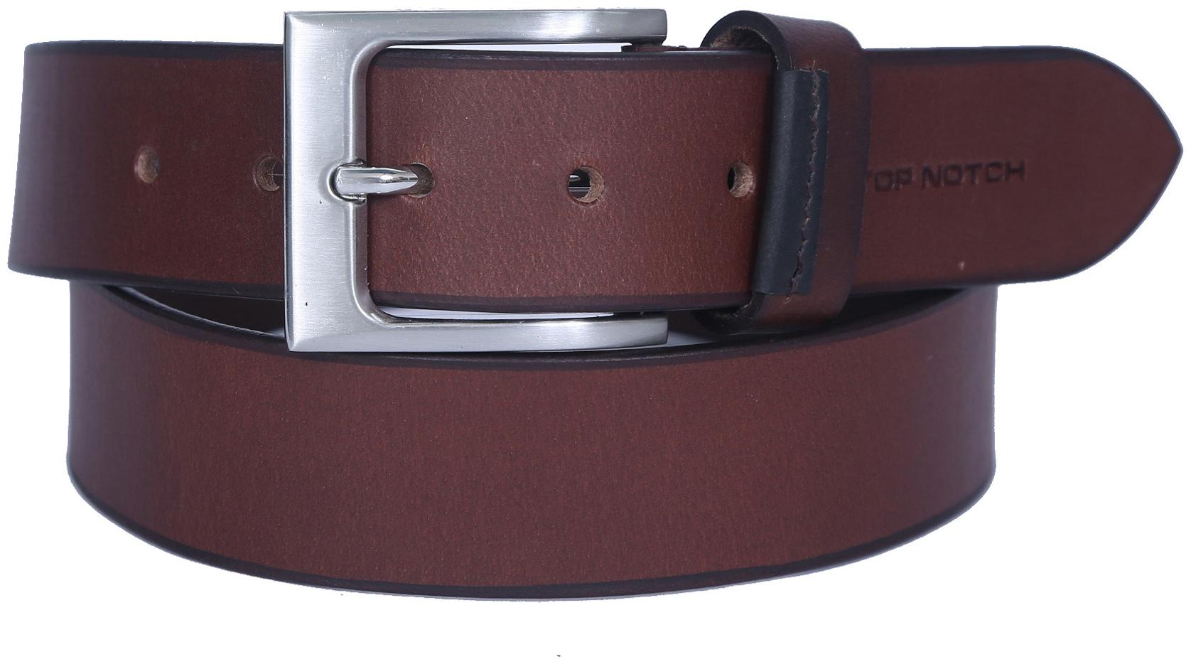 

Top Notch Men s Leather Belt For Casual And Formal Wear (Brown 36)