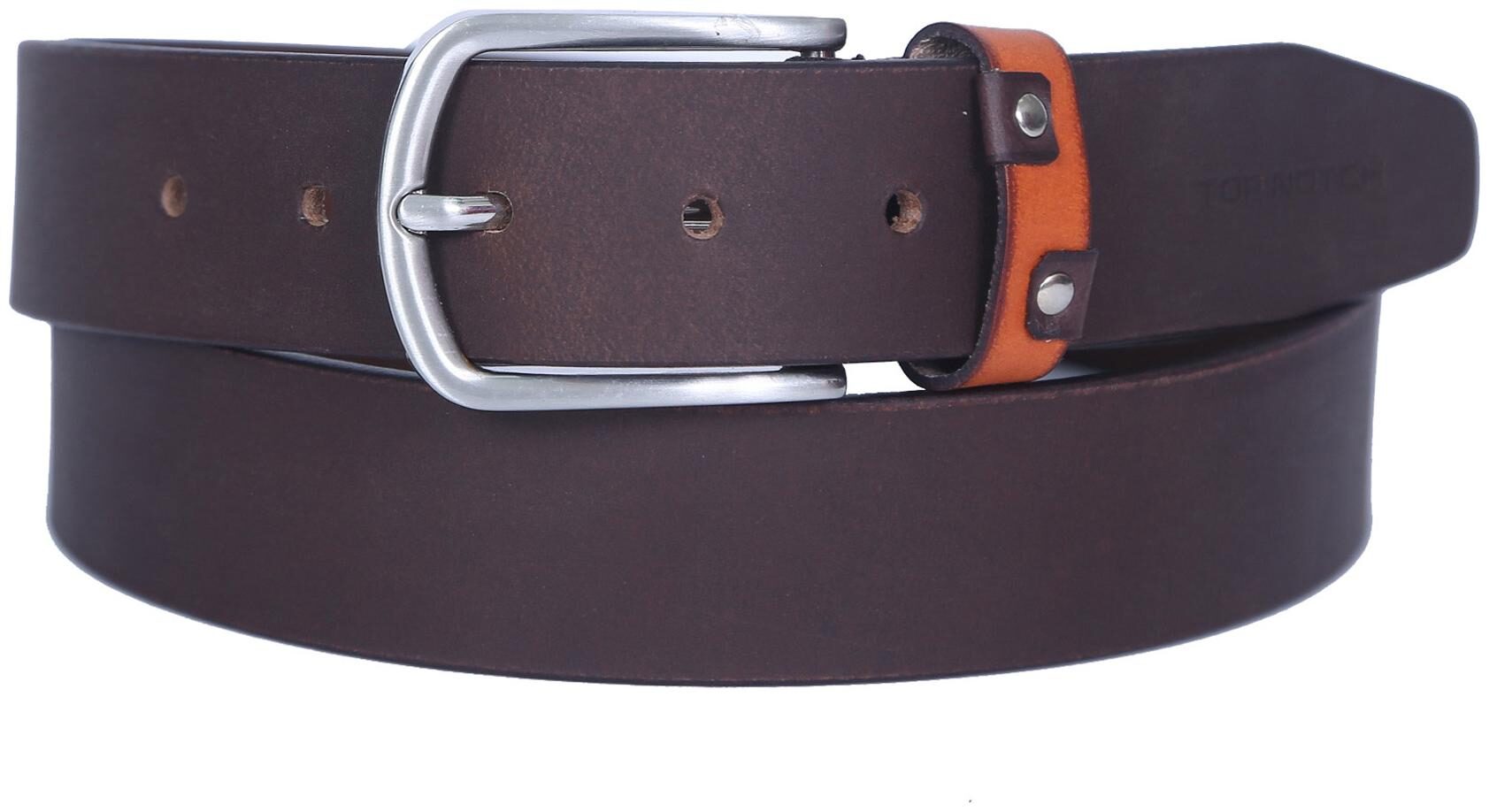 

Top Notch Men s Leather Belt For Casual And Formal Wear (Dk- Brown 36)