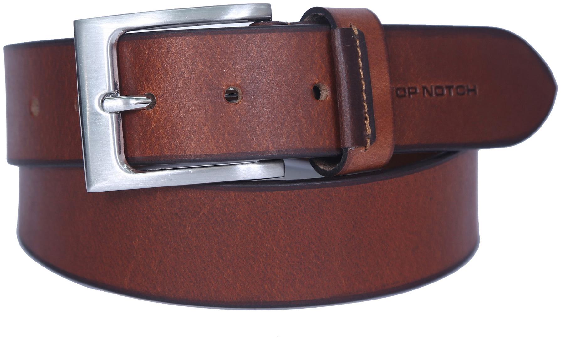 

Top Notch Men s Leather Belt For Casual And Formal Wear (Tan 40)