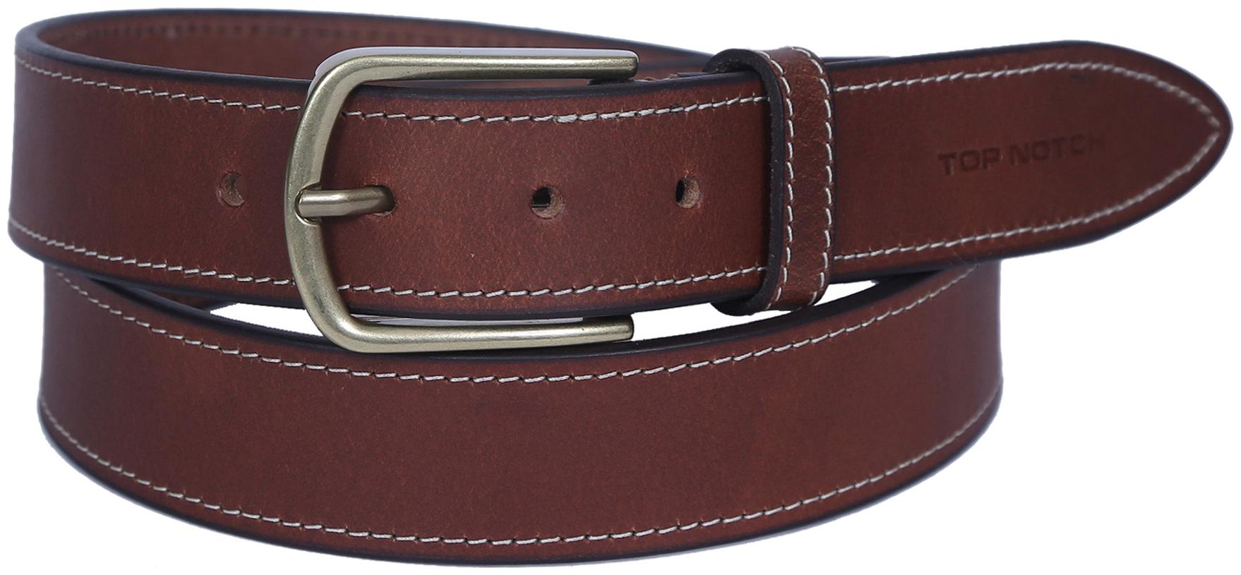 

Top Notch Men s Leather Belt For Casual And Formal Wear (Brown 36)