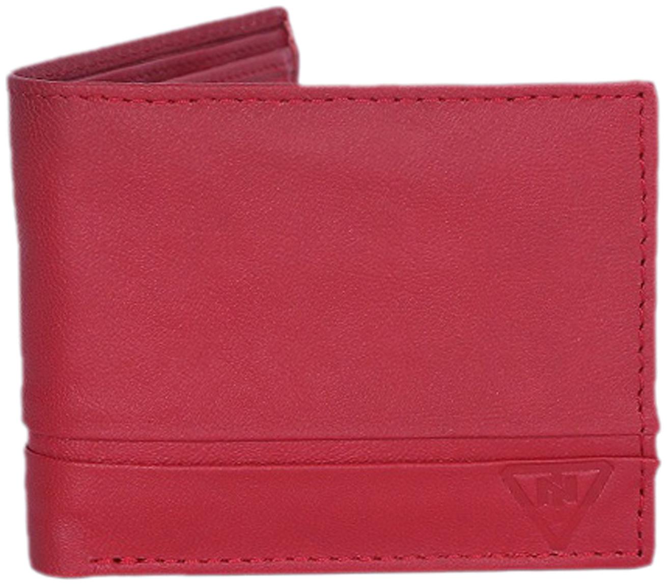 

Top Notch Men Red Leather Bi-Fold Wallet ( Pack of 1 )
