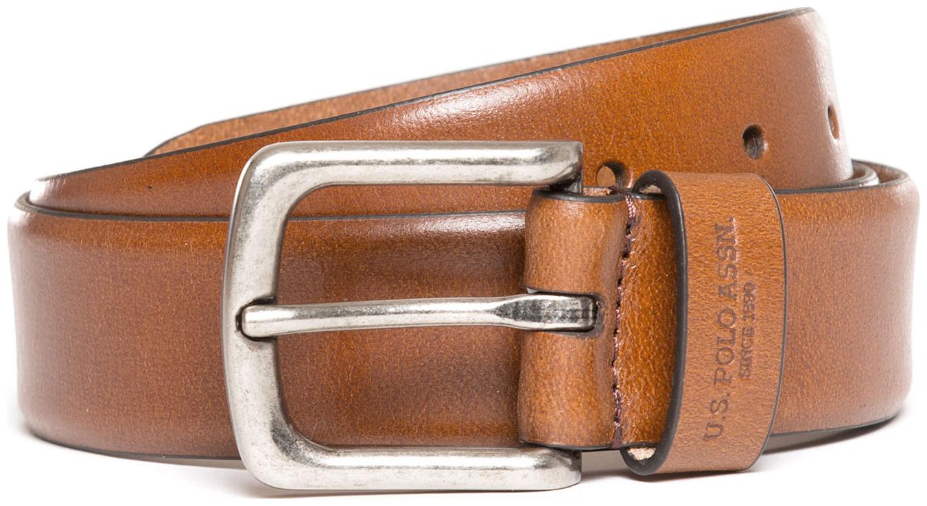 

U S Polo Assn Square Buckle Leather Belt