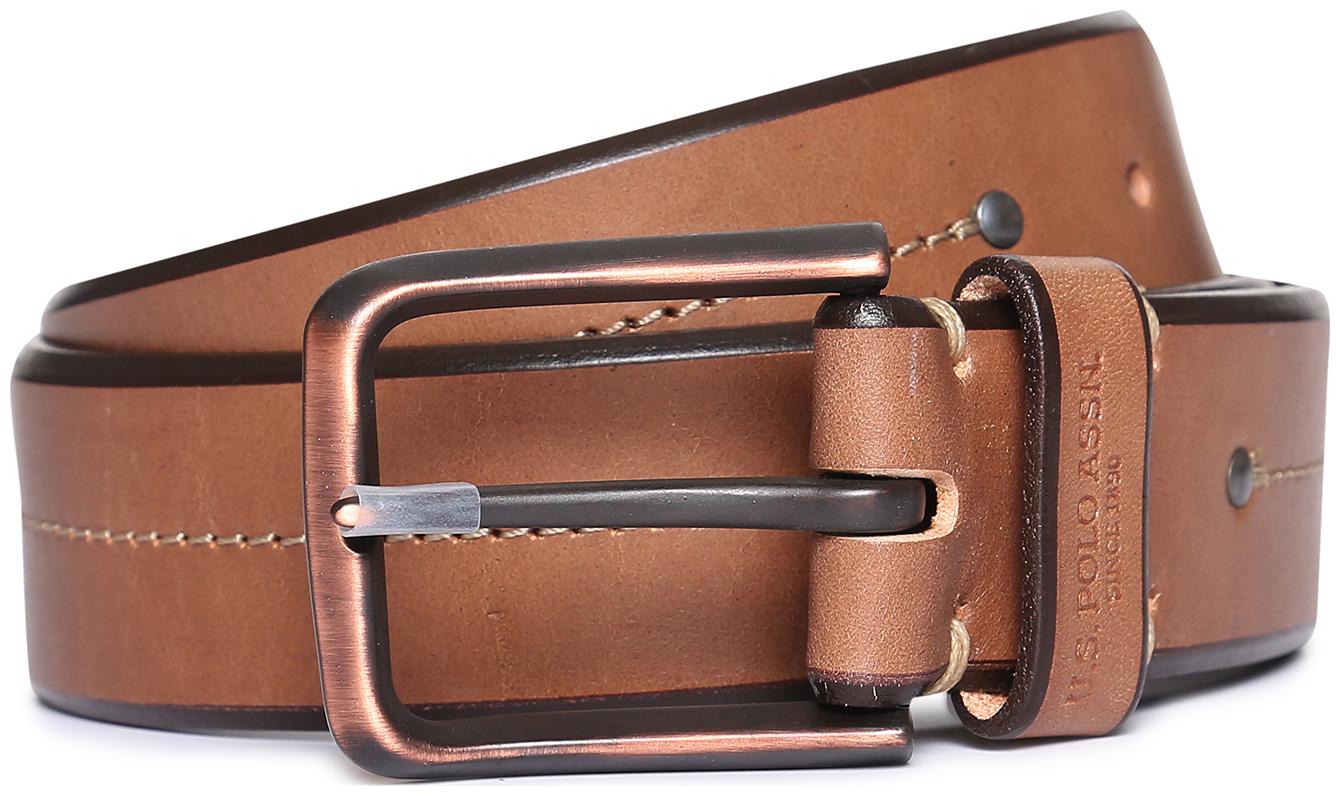 

U S Polo Assn Solid Tang Clasp Belt for men