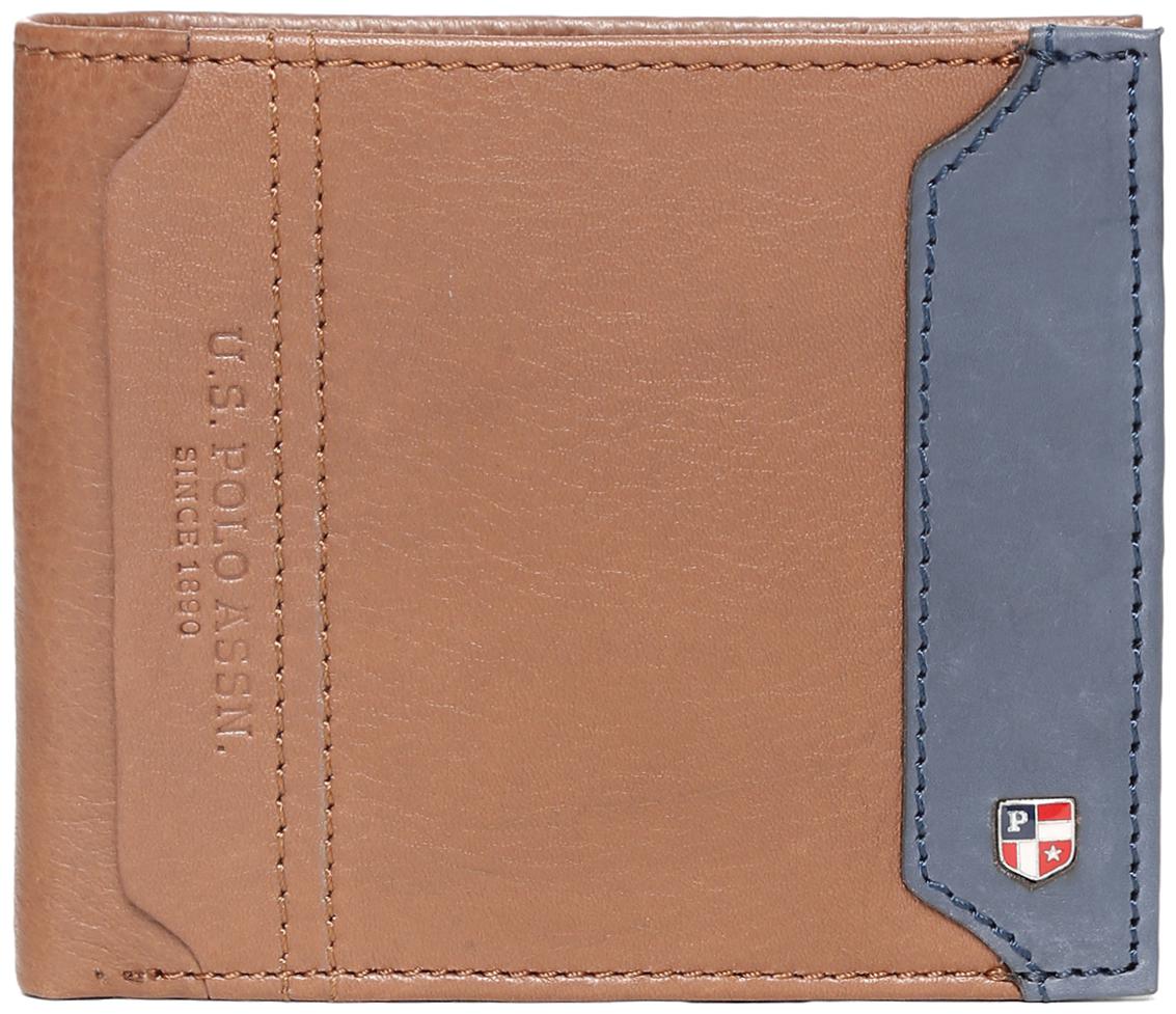 

U S Polo Assn Men Brown Leather Bi-Fold Wallet ( Pack of 1 )