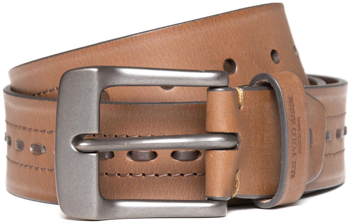 

U S Polo Assn Textured Leather Belt for men