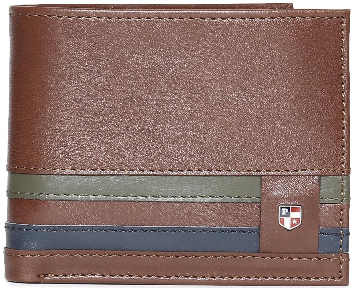 

U S Polo Assn Men Brown Leather Bi-Fold Wallet ( Pack of 1 )