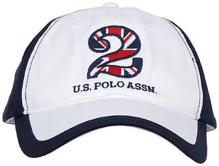 U.S. Polo Assn. Men Cap Cotton - White