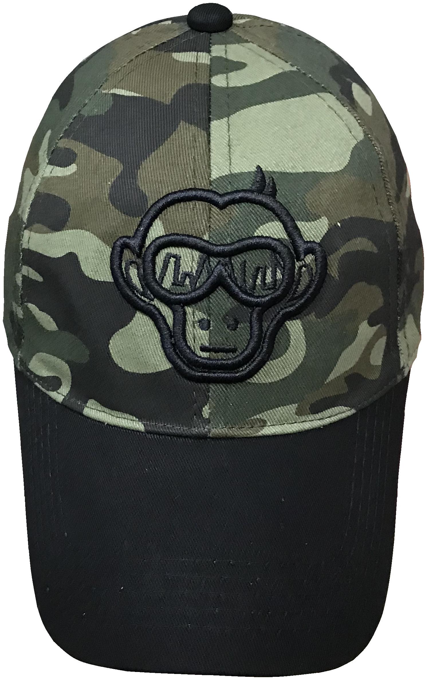 

Engarc Unisex Fashionable Military Design Embroidered Monkey Baseball Cap