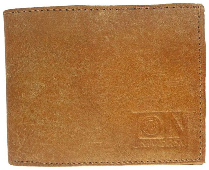 

Universal U1087WBR Genuine Leather Wallet Purse For Men - Tan