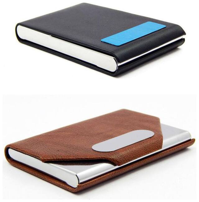 Vagan-Kate Unisex Aluminium Card holder - Multi , Pack of 2