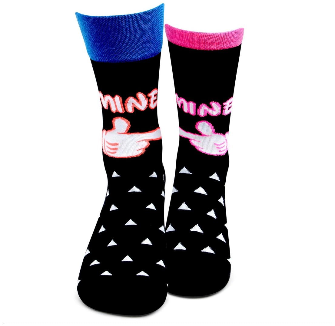 

Bonjour Black Cotton Crew length socks ( Pack of 2 )