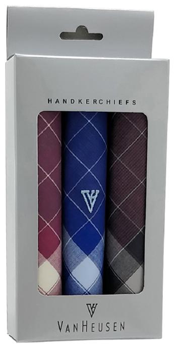 

Van Heusen Multi Cotton Handkerchiefs ( Pack of 3 )