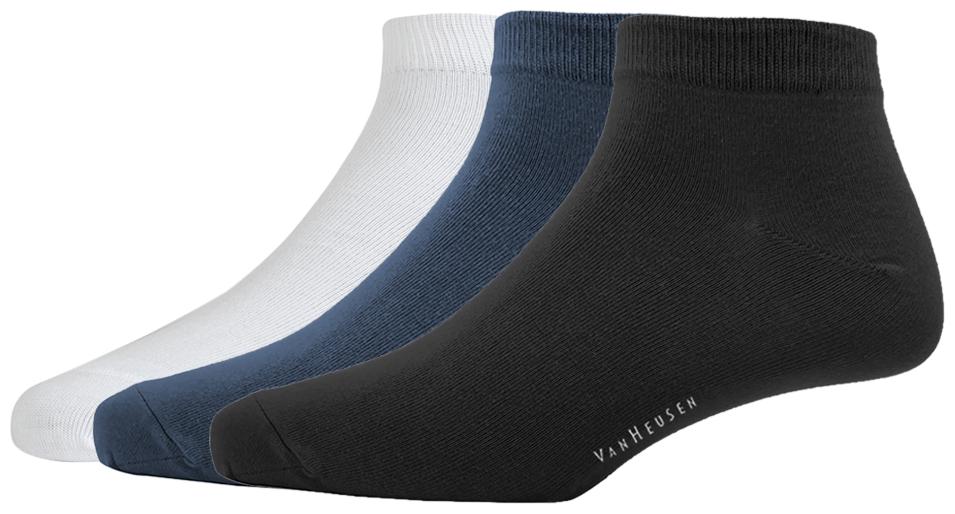 

Van Heusen Multi Cotton Ankle length socks ( Pack of 3 )