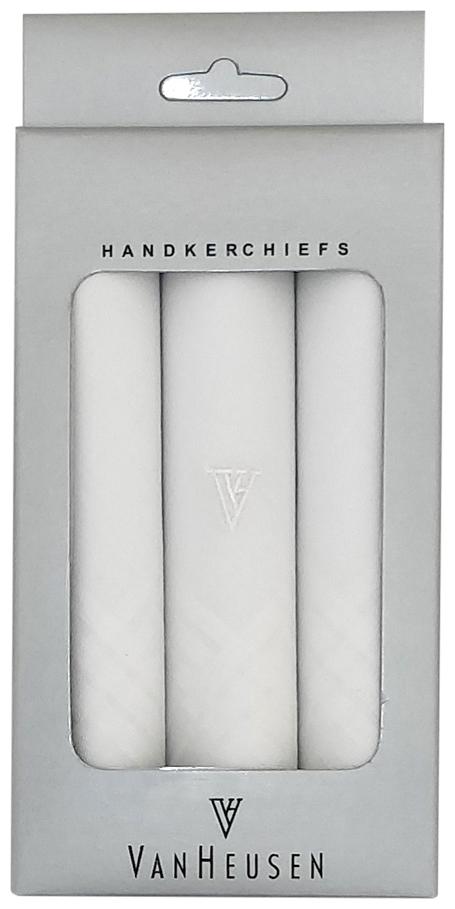 

Van Heusen White Cotton Handkerchiefs ( Pack of 3 )