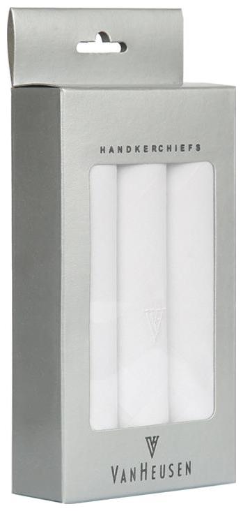 

Van Heusen White Cotton Handkerchiefs ( Pack of 3 )