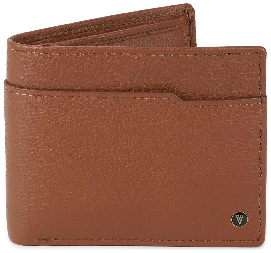 

Van Heusen Men Tan Leather Bi-Fold Wallet ( Pack of 1 )