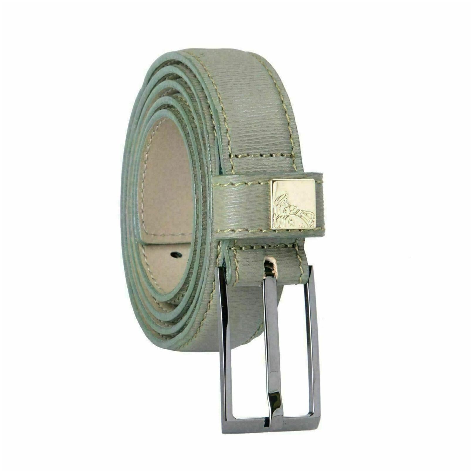 

Versace Collection 100 Leather Gray Men s Belt US 95 IT 110