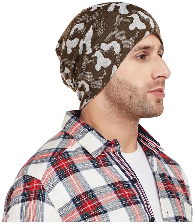 VIMAL JONNEY Men Cap Cotton - Green