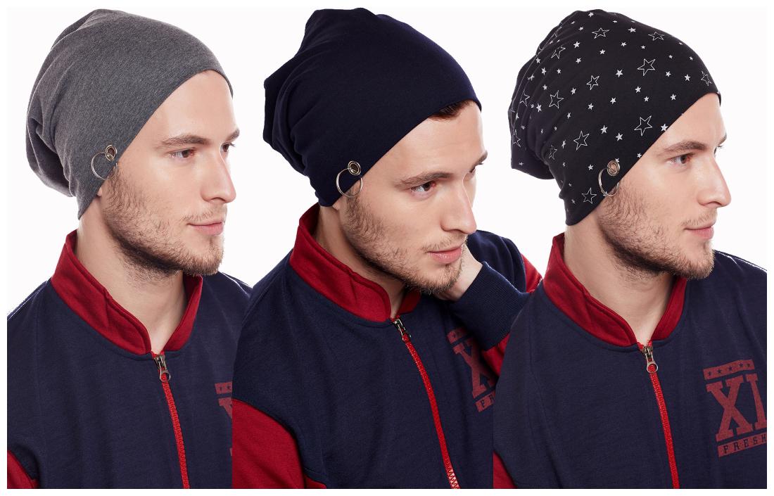 

Vimal Jonney Multicolor Blended Beanie Cap For Men(Pack Of 3)