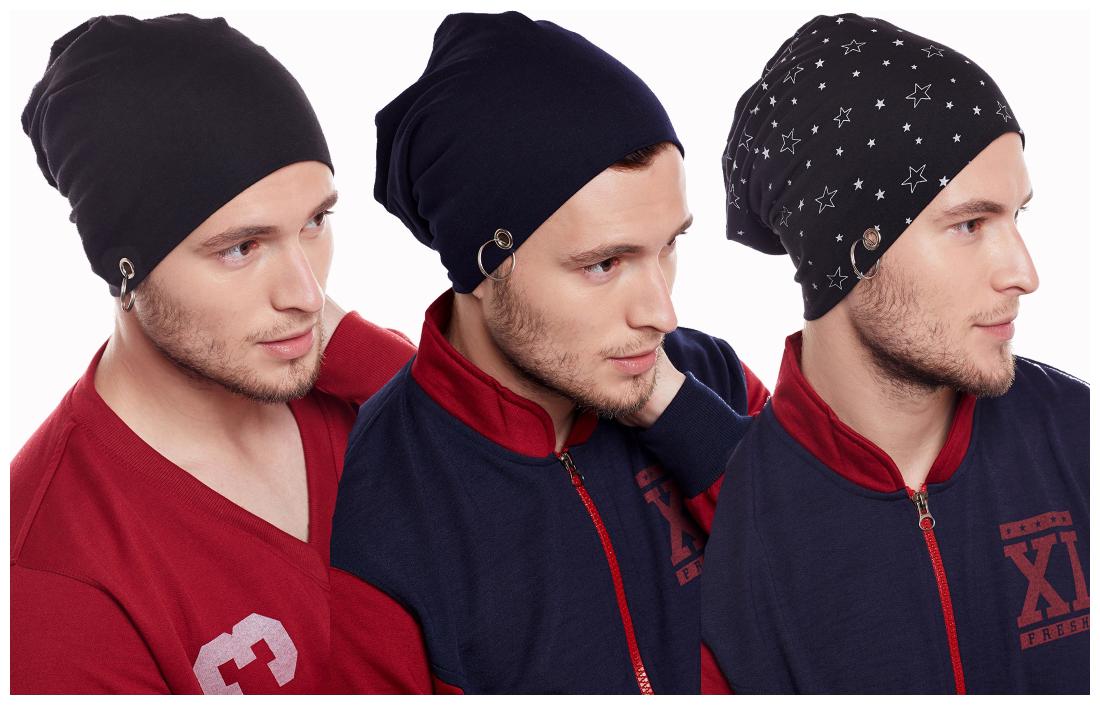 

Vimal Jonney Multicolor Blended Beanie Cap For Men(Pack Of 3)