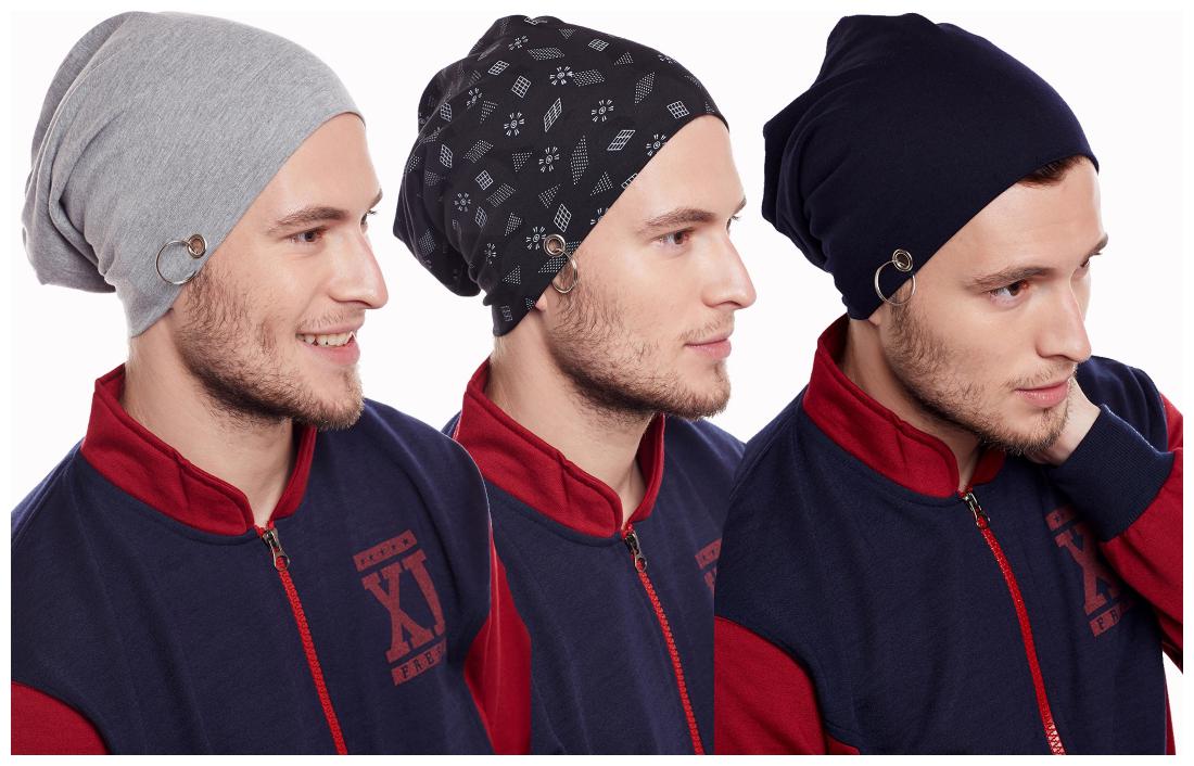 

Vimal Jonney Multicolor Blended Beanie Cap For Men(Pack Of 3)