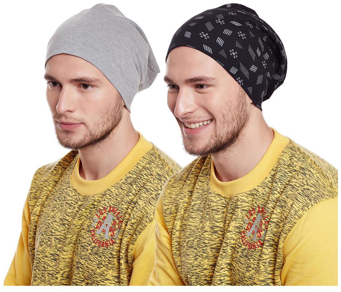 

Vimal Jonney Multicolor Blended Beanie Cap For Men(Pack Of 2)
