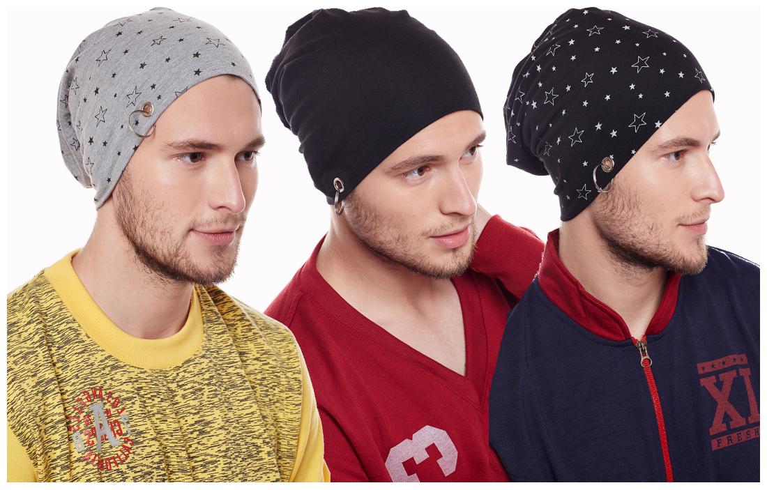 

Vimal Jonney Multicolor Blended Beanie Cap For Men(Pack Of 3)