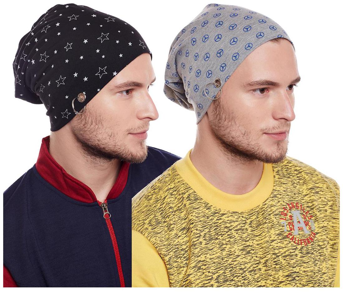 

Vimal Jonney Multicolor Blended Beanie Cap For Men(Pack Of 2)