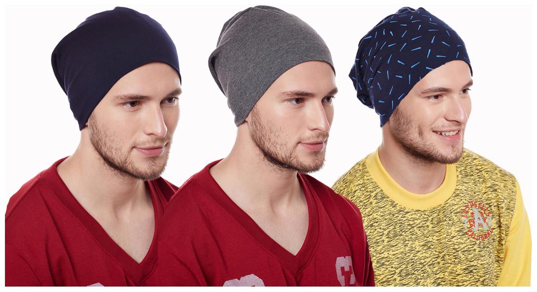 

Vimal Jonney Multicolor Blended Beanie Cap For Men(Pack Of 3)