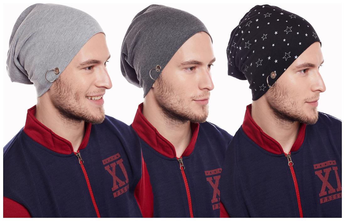 

Vimal Jonney Multicolor Blended Beanie Cap For Men(Pack Of 3)