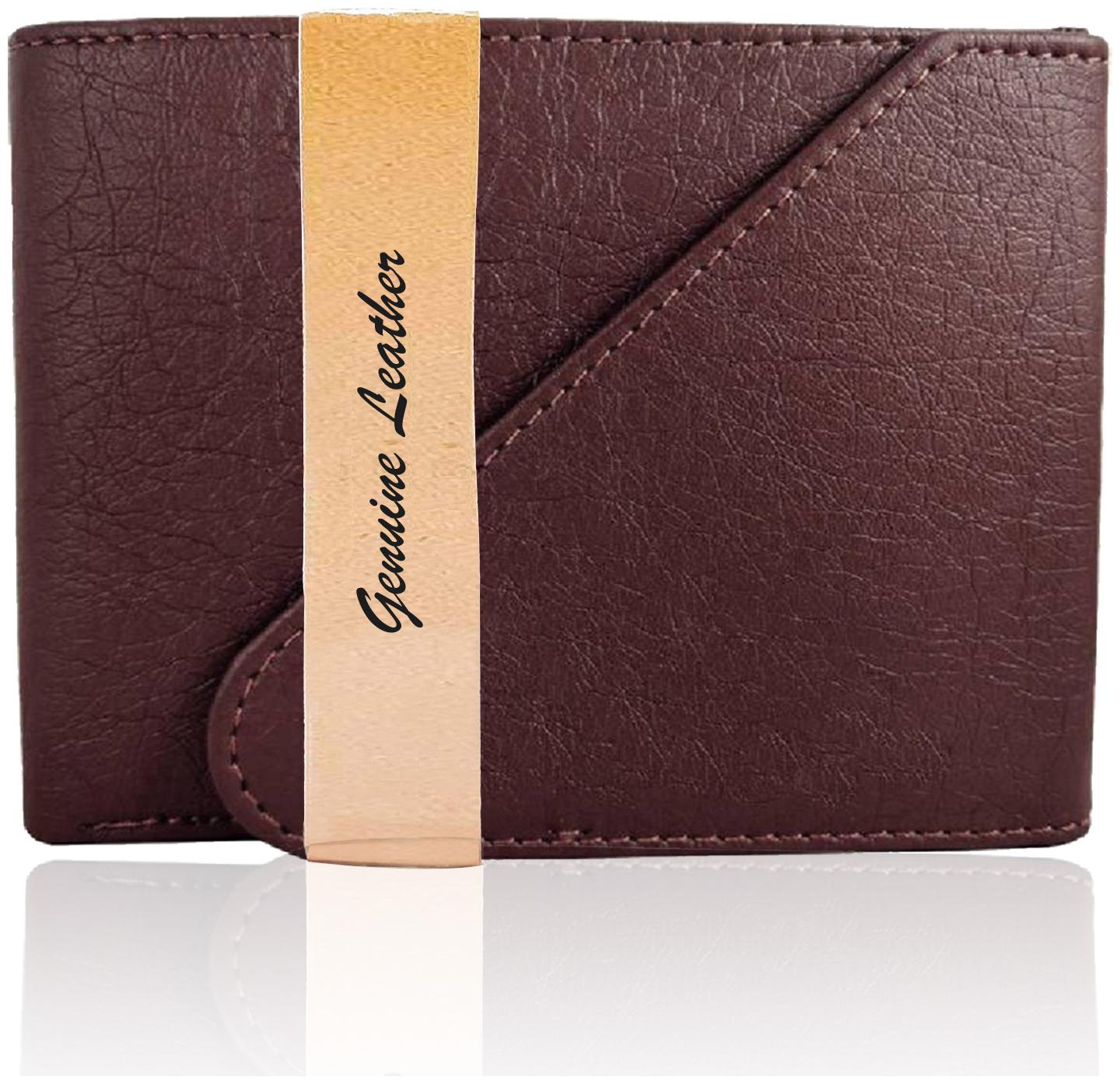 

VINISHA ENTERPRISE Men Brown Pu Tri Fold Wallet ( Pack of 1 )