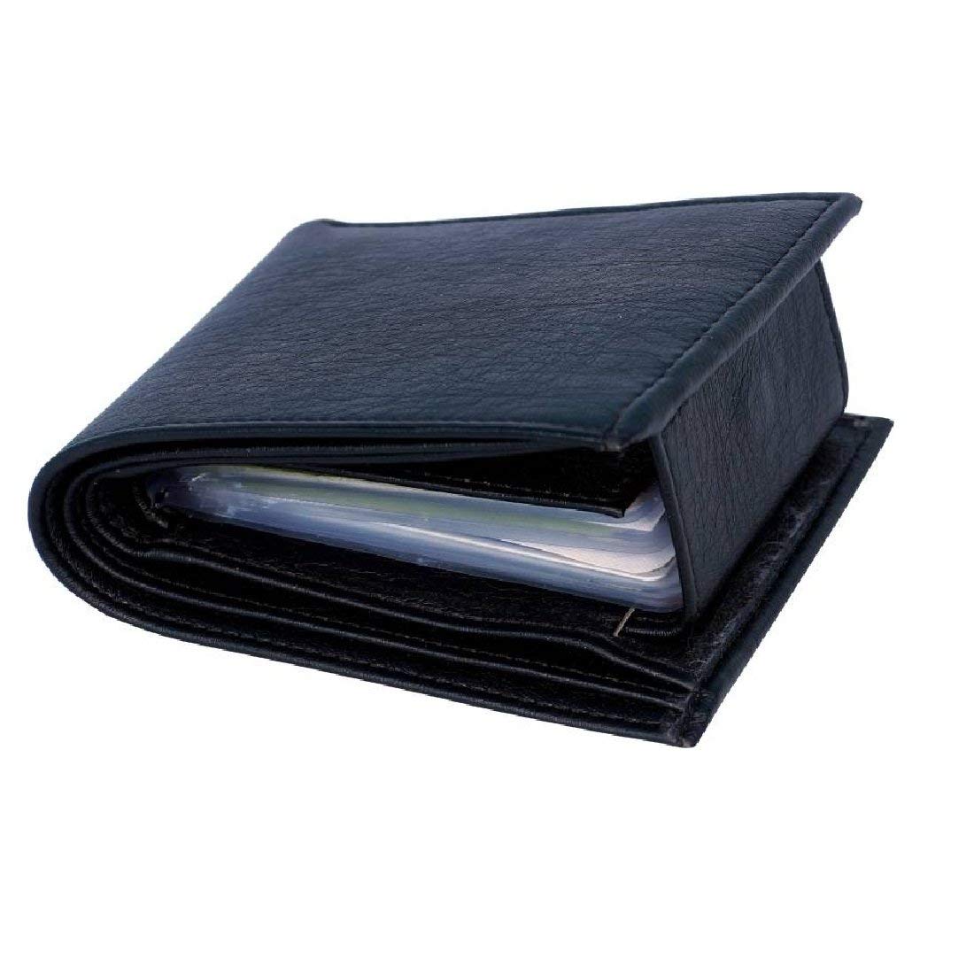 

VINISHA ENTERPRISE Men Black Leather Bi-Fold Wallet ( Pack of 1 )