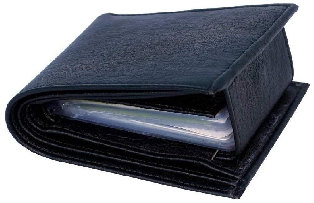 

VINISHA ENTERPRISE Men Black Synthetic leather Bi-Fold Wallet ( Pack of 1 )