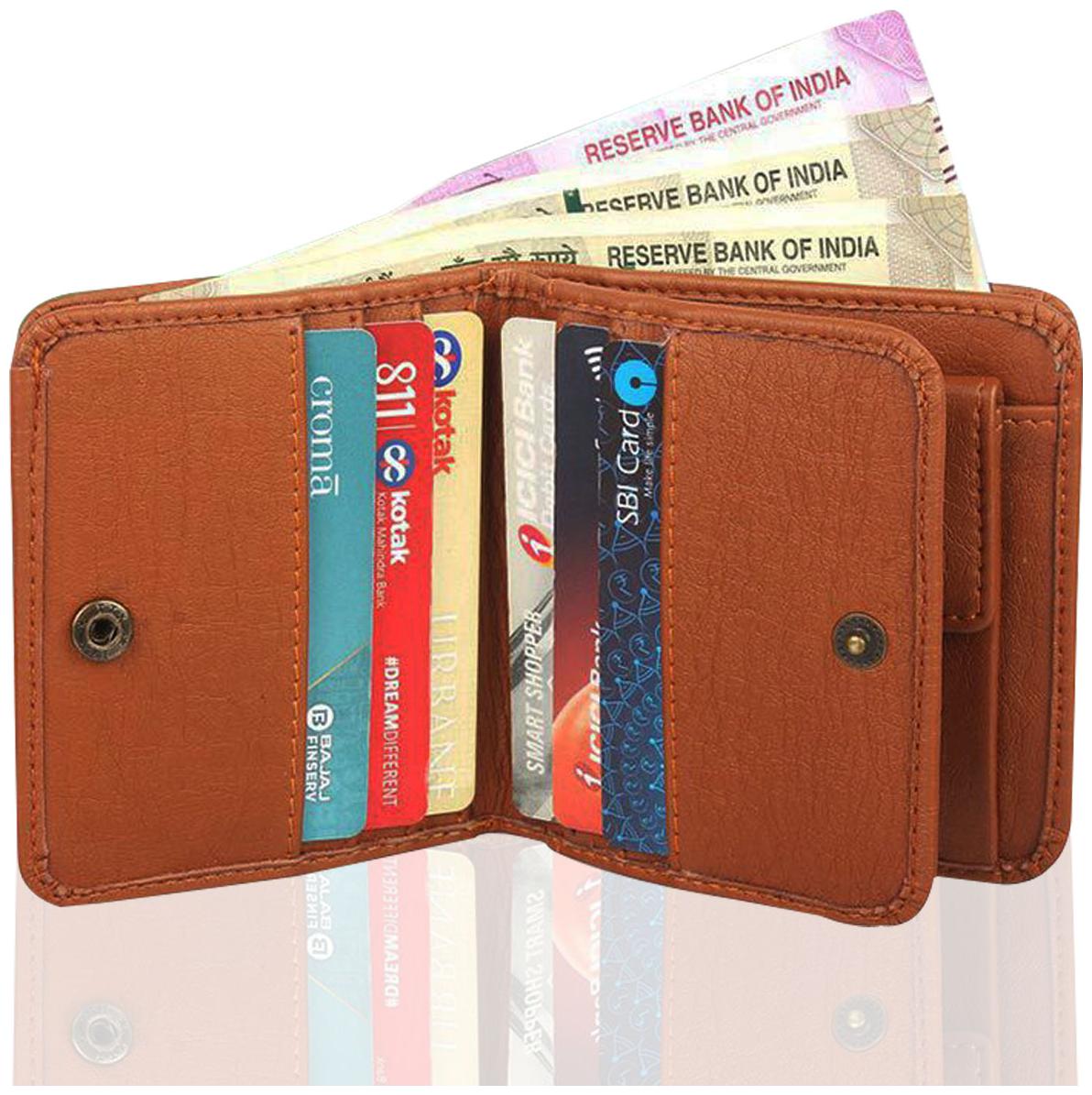 

VINISHA ENTERPRISE Men Tan Pu Bi-Fold Wallet ( Pack of 1 )