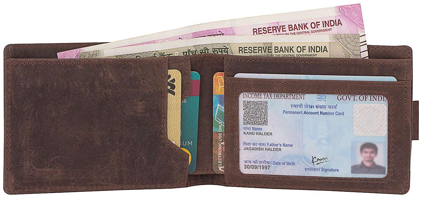 

Vinto Men Boys New Design Stylish 100 Genuine Leather Wallet (4 card slot)