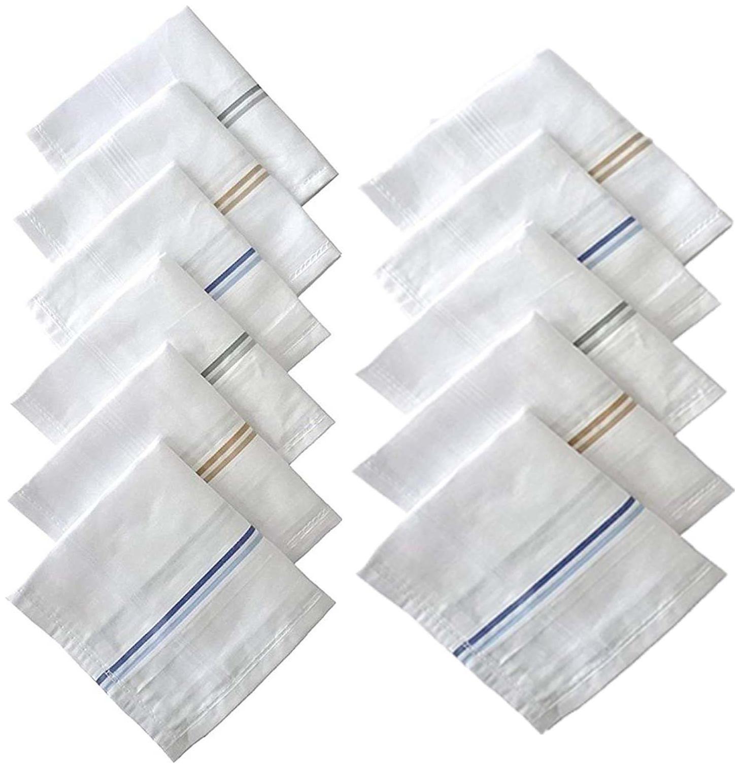 

Vip White Cotton Hankey (Pack of 11)