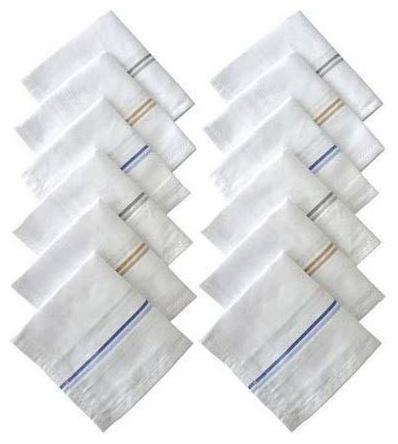 

Vip White Cotton Hankey (Pack of 12)