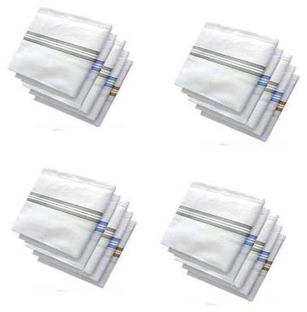 

Vip White Cotton Hankey (Pack of 20)