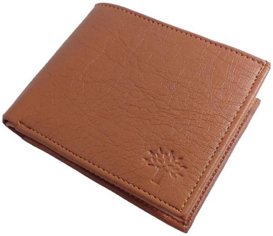 

Vital King Men Tan Artificial Leather Wallet cum Album (10 Card Slots)
