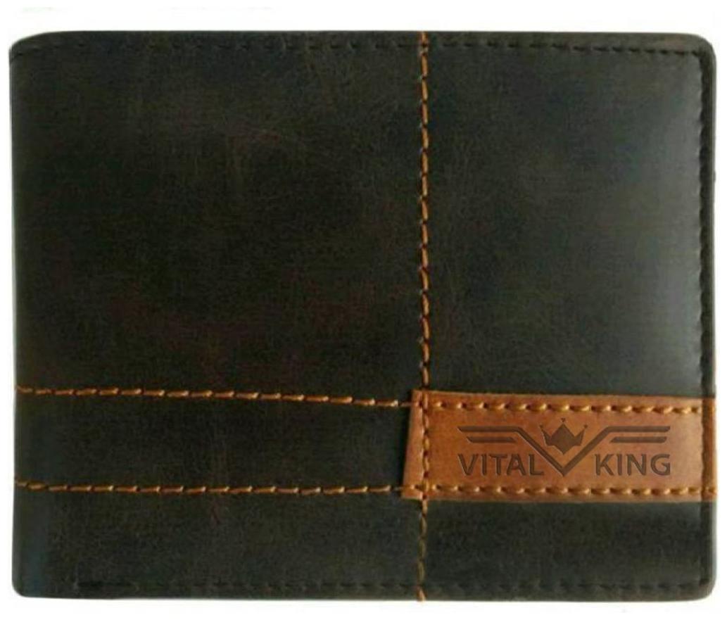 

Vital King Men Olive Color Artificial Leather Wallet (6 Card Slots)