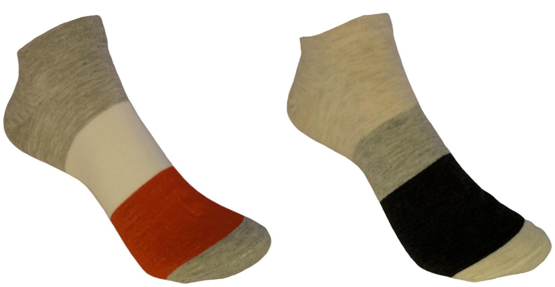 

Voici Multi Cotton Ankle length socks ( Pack of 2 )