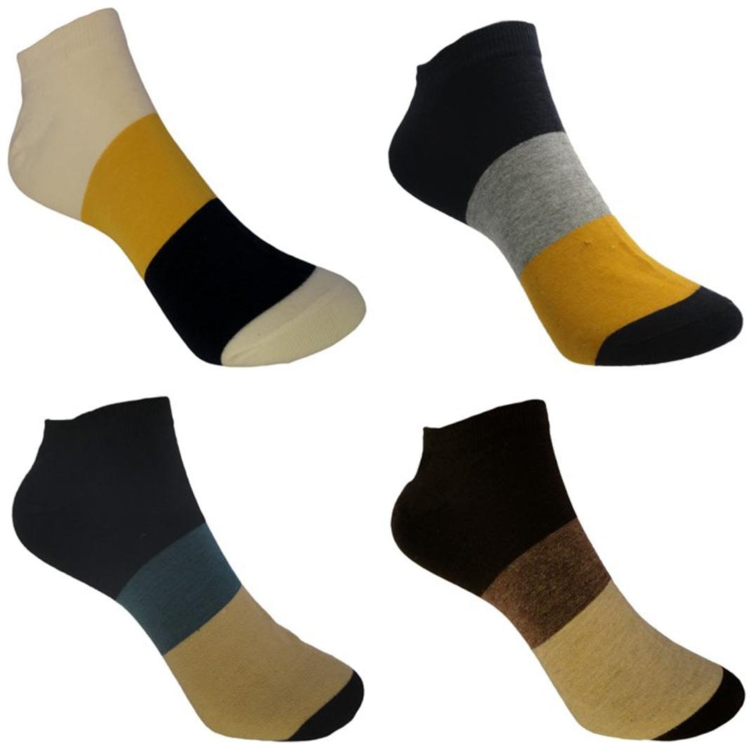 

Voici Multi Cotton Ankle length socks ( Pack of 4 )