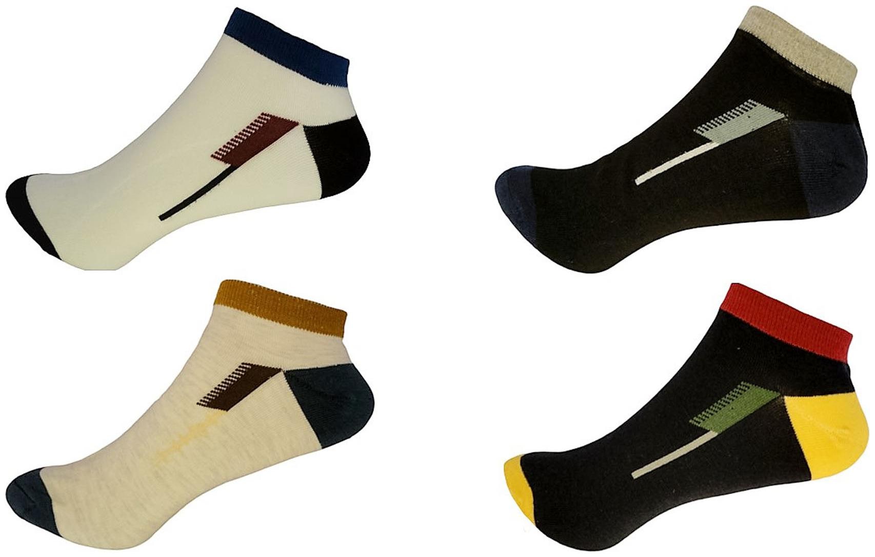 

Voici Multi Cotton Ankle length socks ( Pack of 4 )