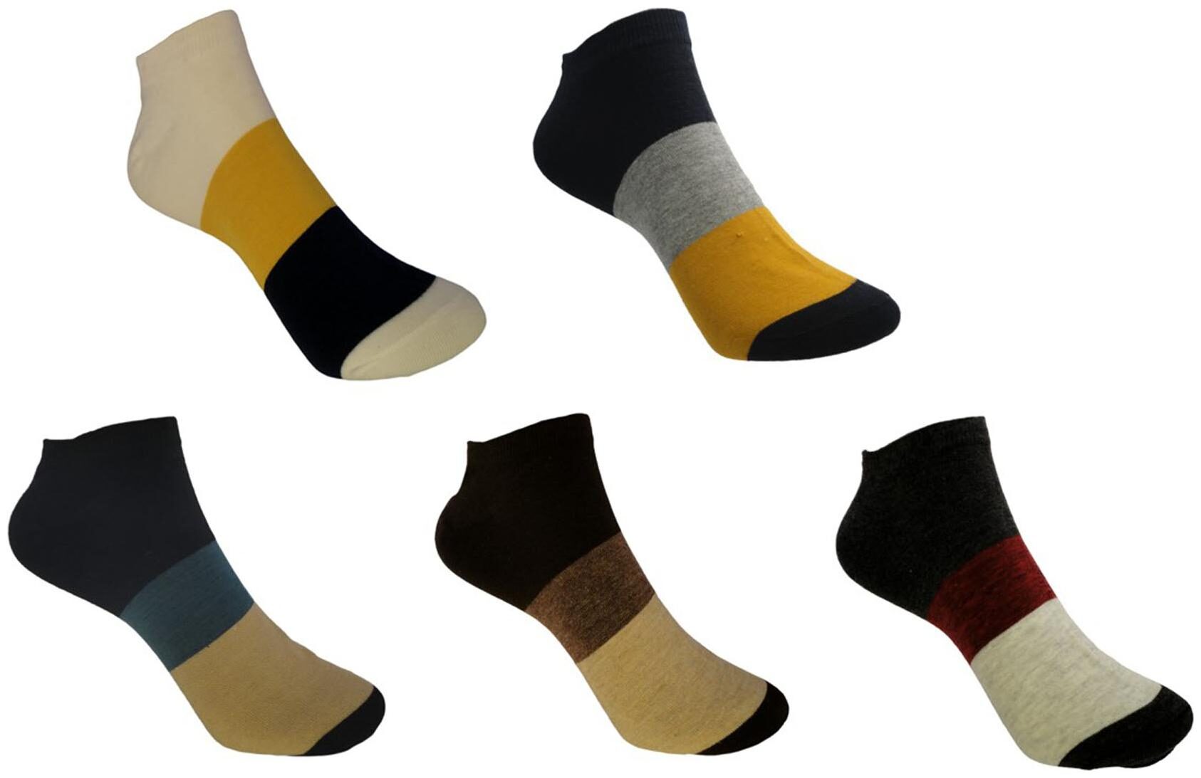 

Voici Multi Cotton Ankle length socks ( Pack of 5 )