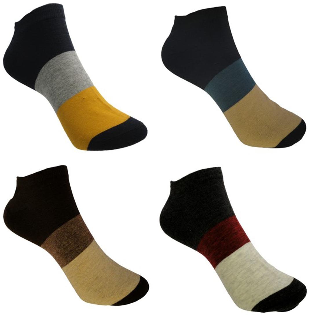 

Voici Multi Cotton Ankle length socks ( Pack of 4 )