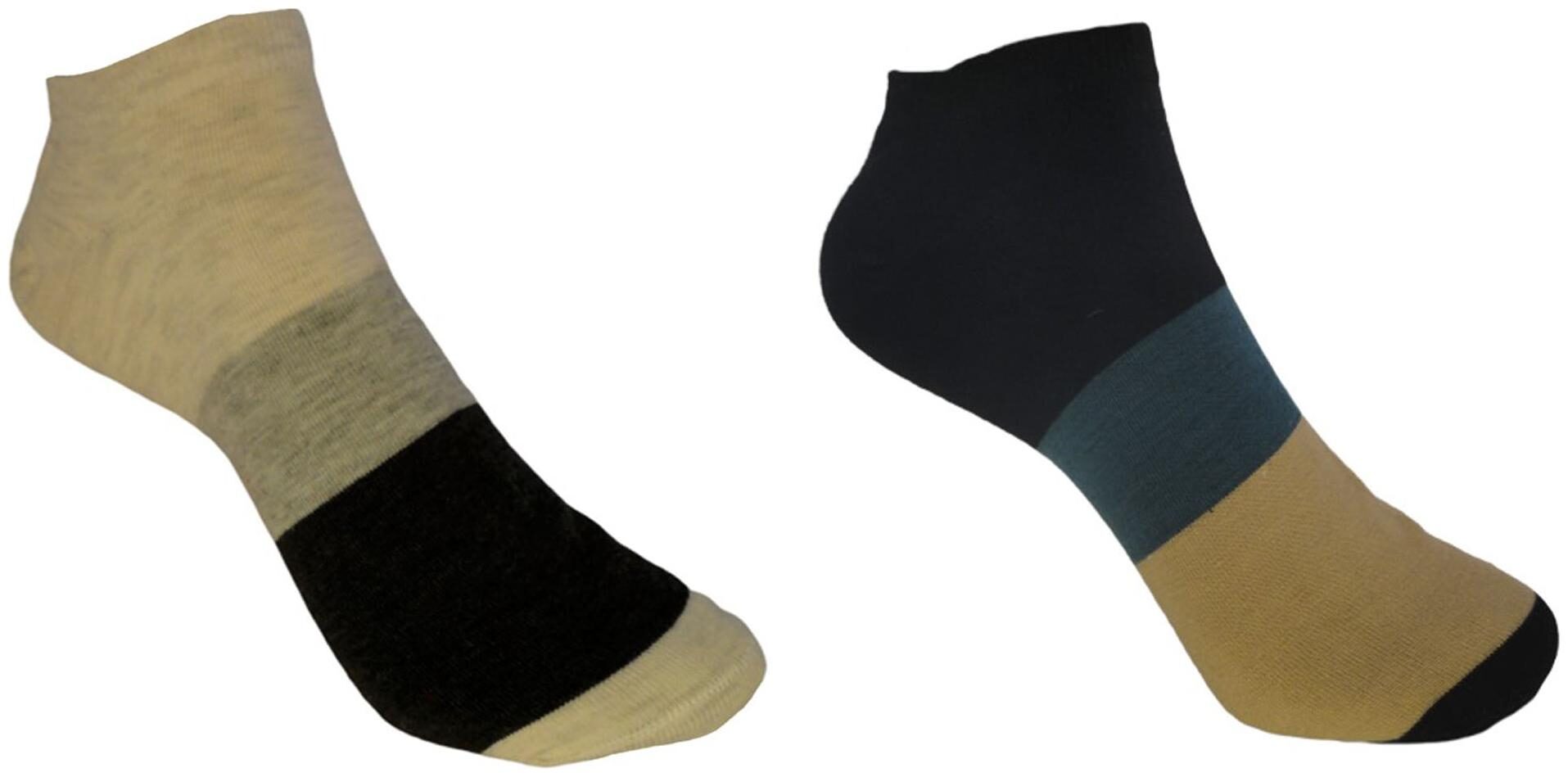 

Voici Multi Cotton Ankle length socks ( Pack of 2 )