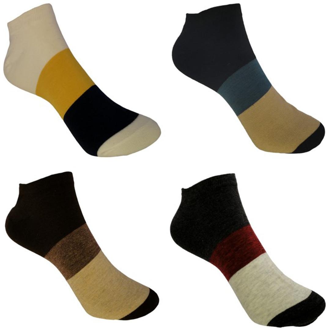 

Voici Multi Cotton Ankle length socks ( Pack of 4 )