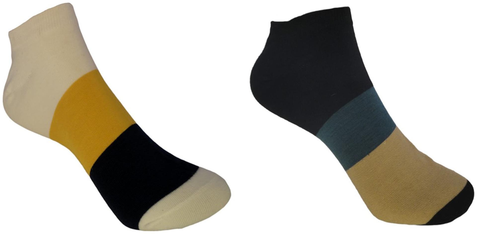 

Voici Multi Cotton Ankle length socks ( Pack of 2 )
